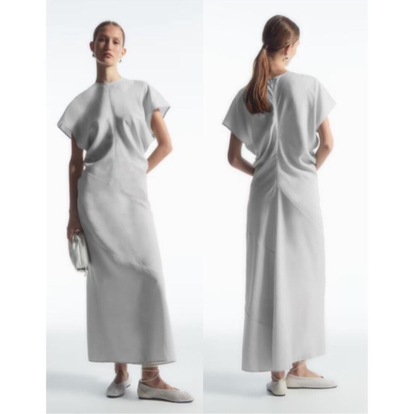 COS Dresses & Skirts - COS Gray Dolman Sleeve Maxi Dress